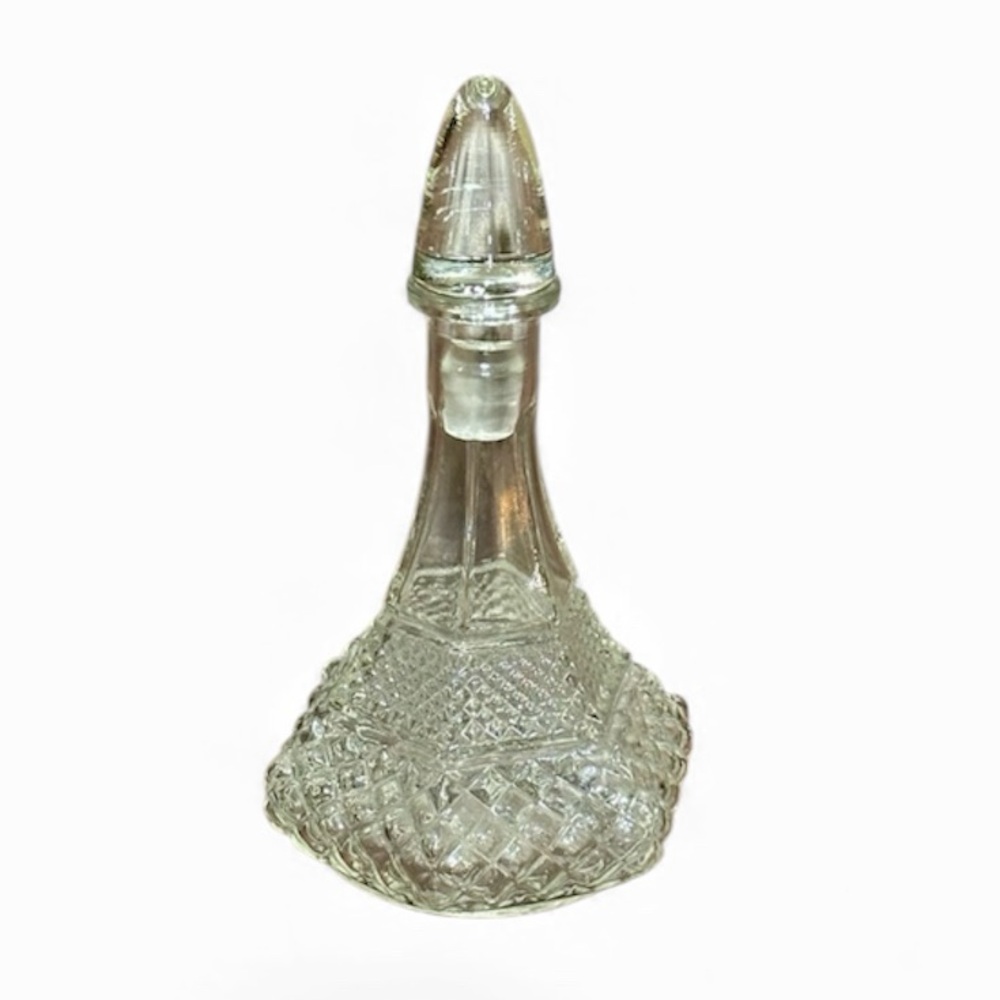 Anchor Hocking Wexford Captains Glass Decanter Vintage